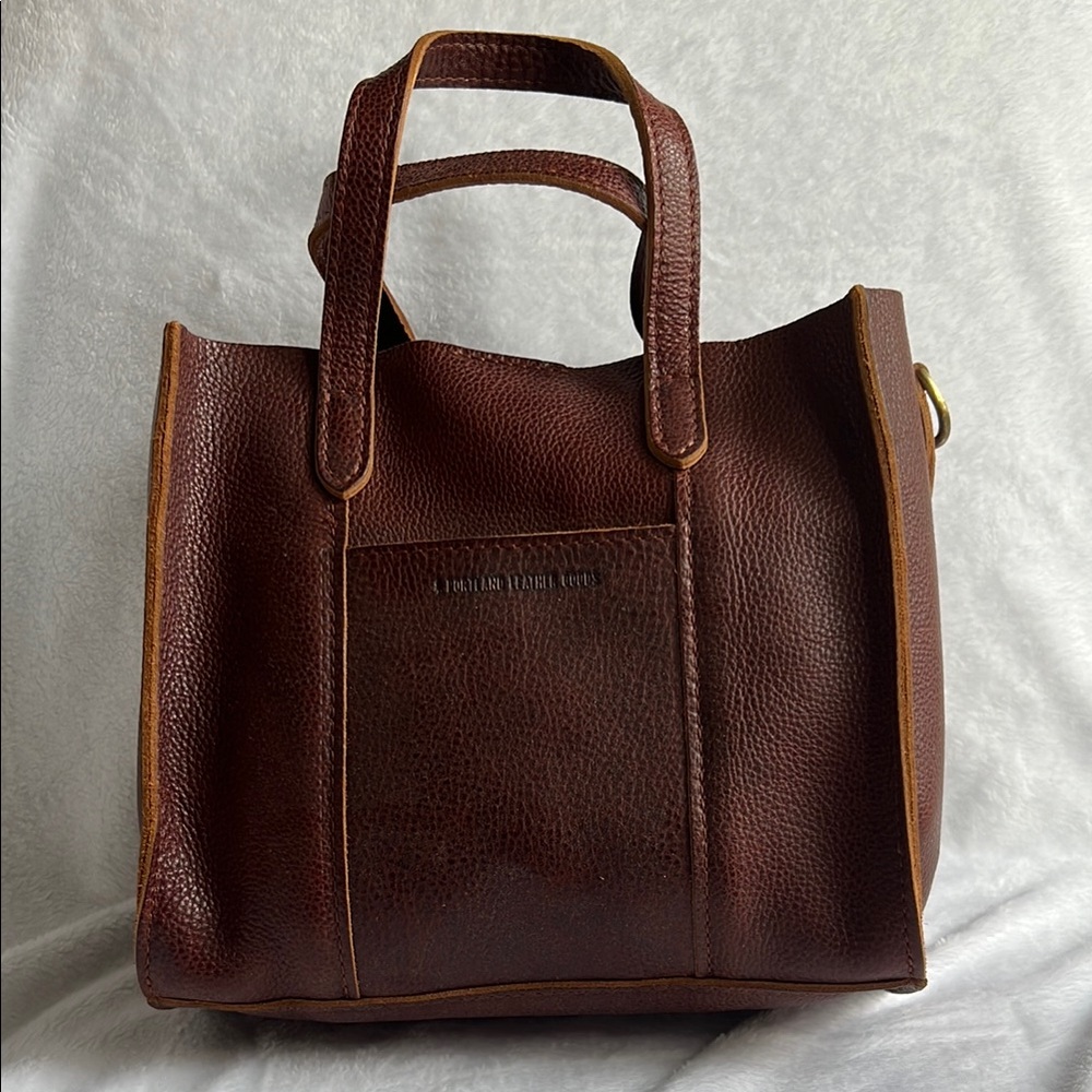Brown Leather Tote Bag